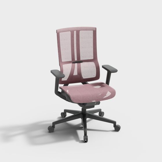 Chic Office Chair 3D model for Modern Environments