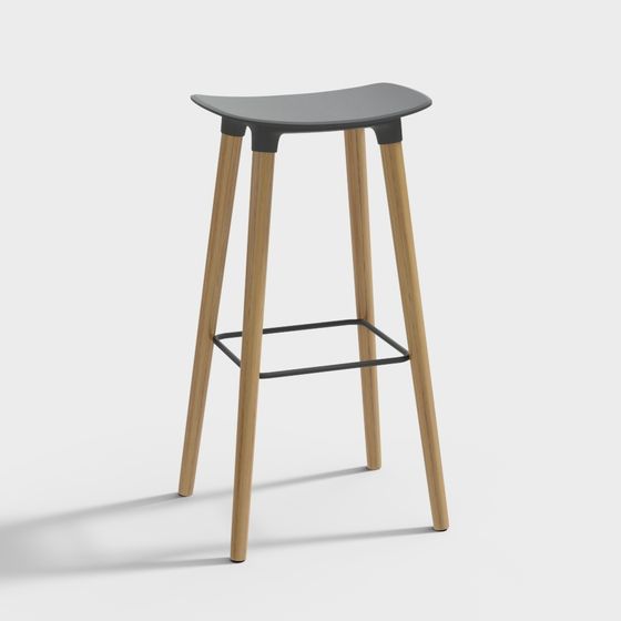 Urban Corner Bar Stool 3D model