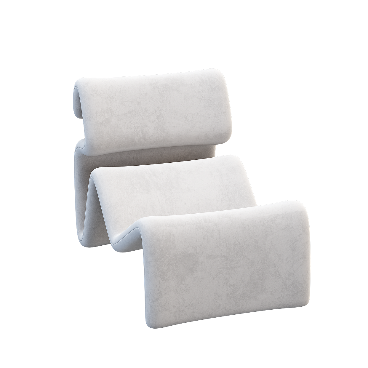 Sleek Low-Poly Sofa 3D Model – Modern Interior Design