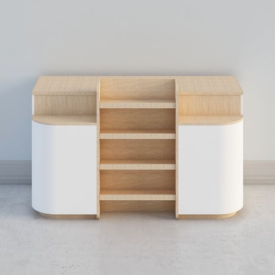 Urban Edge Bookshelf 3D model