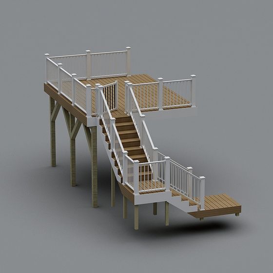 Coastal Staircase 3D model