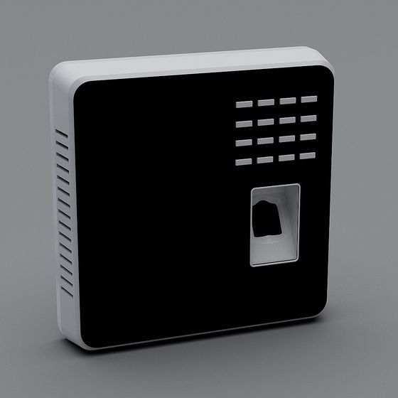 Highly Detailed Fingerprint Scanner 3D model