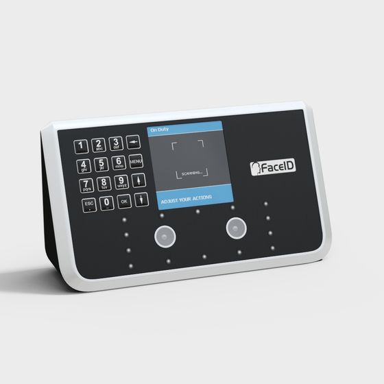 FacelD Security Console 3D model