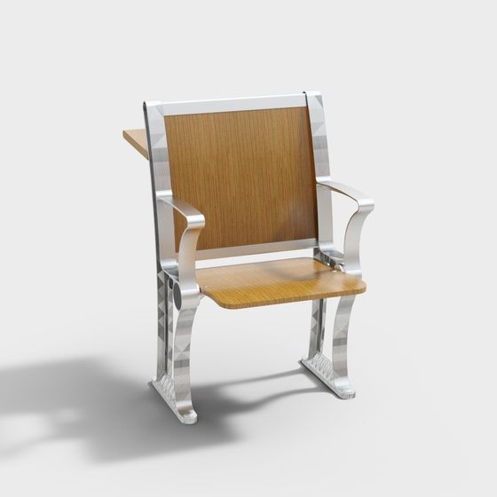Stylish Urban Seat Low Poly 3D model