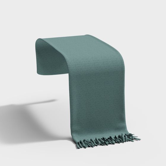 Cozy Scarf 3D model