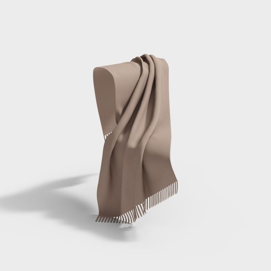 Tassel Scarf 3D model