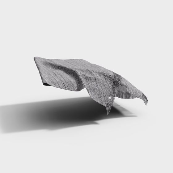 현대 침대 꼬리 수건 -2