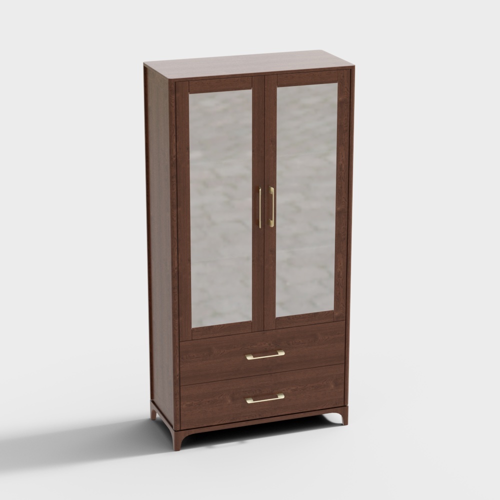 J-YYS-BS-H2805A-GG-High Hall Cabinet