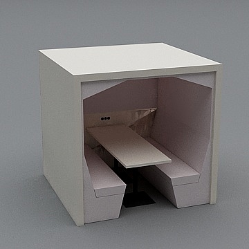 Cozy Nook Modern Furniture 3D model