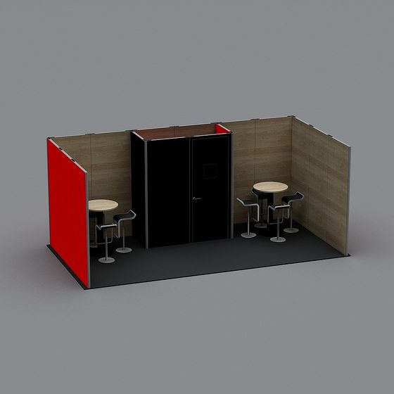 Urban Lounge 3D model for Modern Conference Rooms