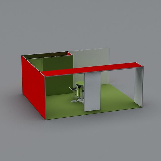 Urban Corner Café 3D Model