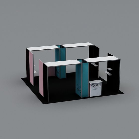 Quixy Exhibition Booth 3D model