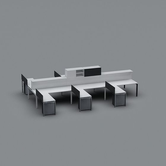 City Corner Workspace 3D model