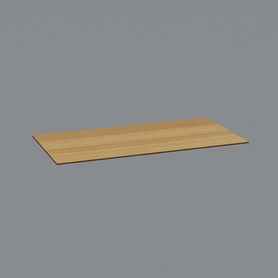 Stylish Low-Poly Wooden Plank 3D model for Creative Projects
