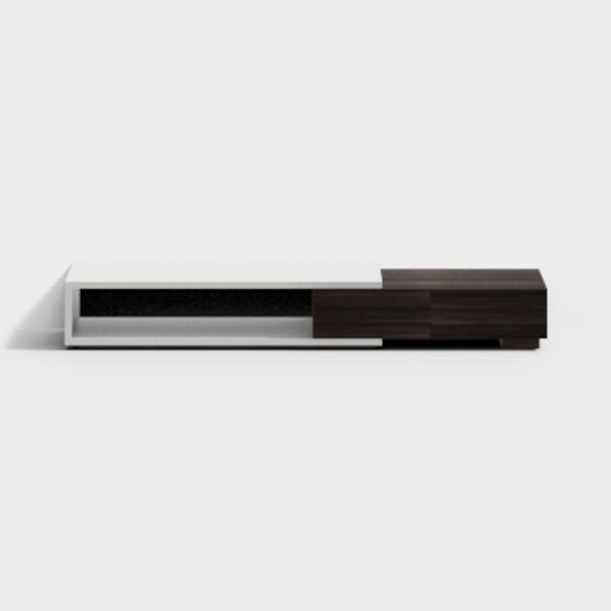 Modern Minimalist TV Stand 3D model