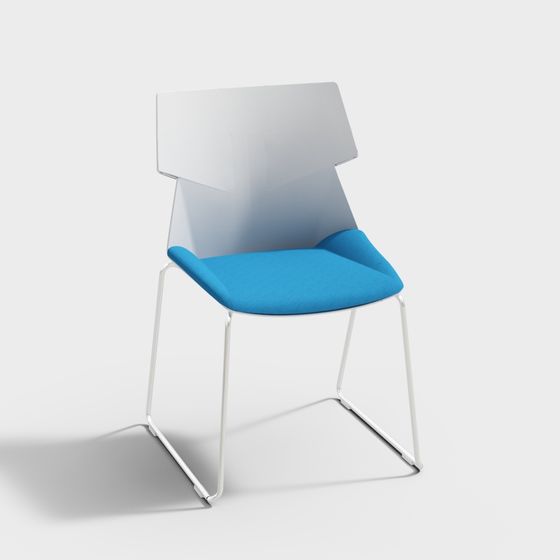 Transparent Chair 3D model for Modern Aesthetics
