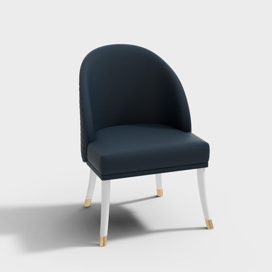 Futuristic Low-Polygon Chair 3D model