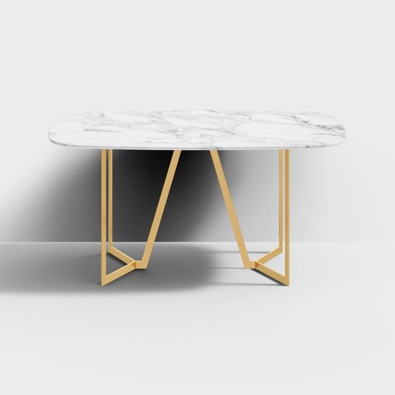 Modern Elegance Dining Table 3D model