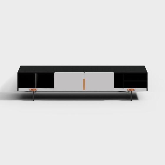 Modern Minimalist TV Cabinet 3D model