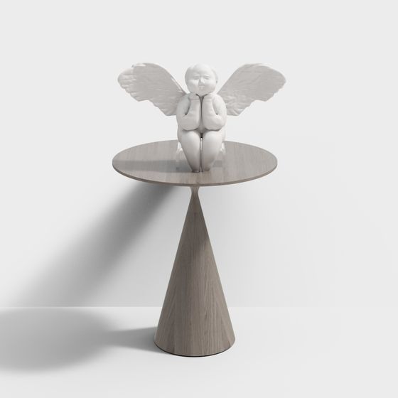 Angel Prayer 3D model