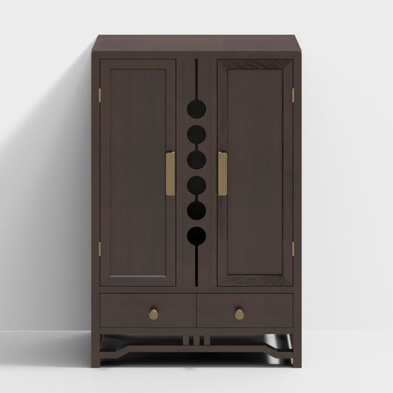 Art Deco Cabinet 3D model for Modern Design
