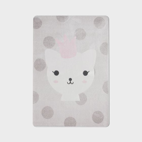 Adorable Kitten Princess Carpet 3D model