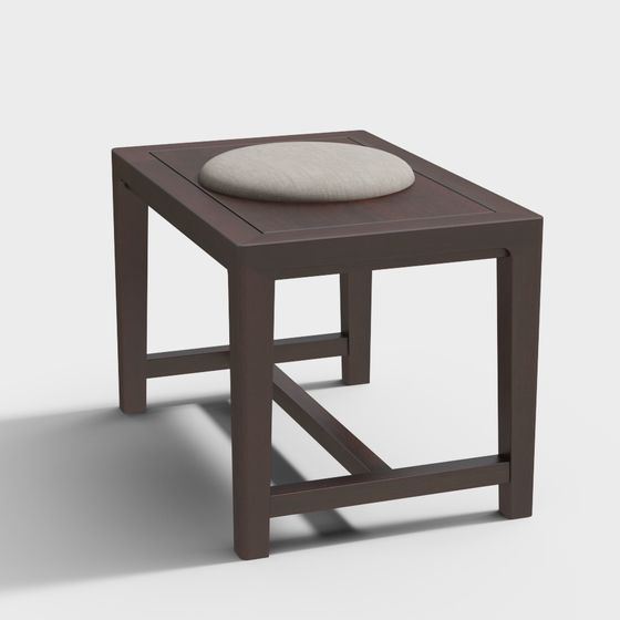 Modern Urban Corner Side Table 3D model