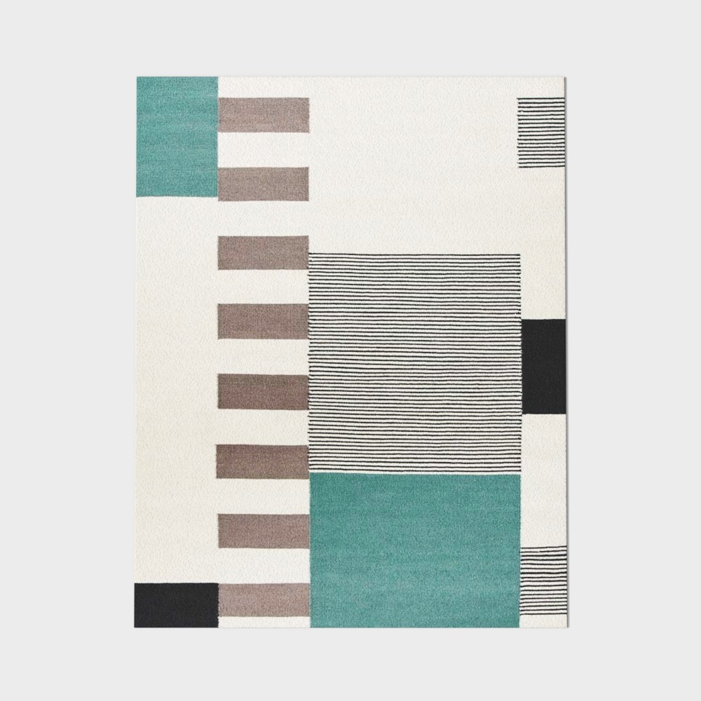 Modern square carpet