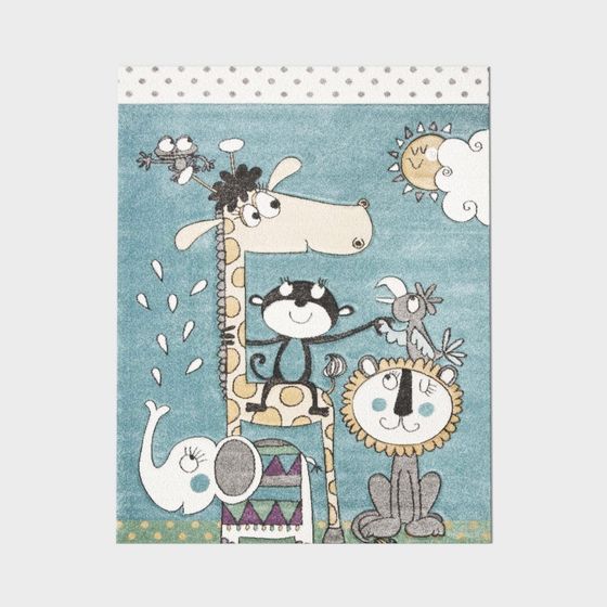 Whimsical Animal Paradise 3D Model for Kids