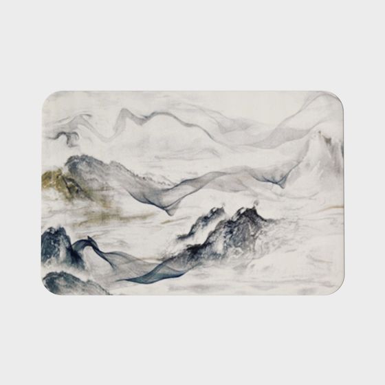 Ink Wash Mountains 3D model for Creative Projects