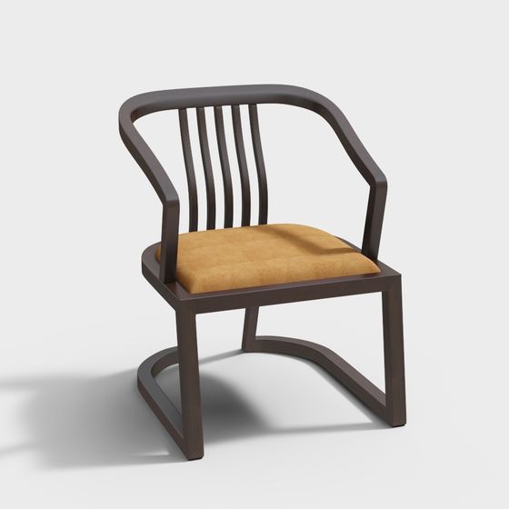 Stylish Minimalist Chair 3D Model for Creative Projects