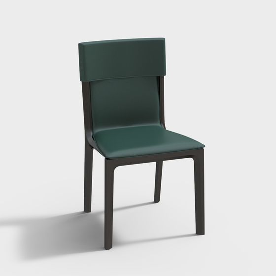 Urban Green Shadow Dining Chair 3D model