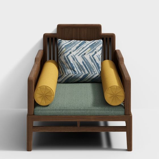 Cozy Retreat 3D model Chair for Modern Interiors