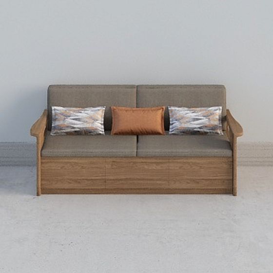 Urban Comfort Couch 3D model