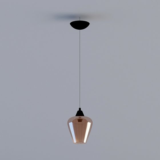 Elegant Modern Pendant Light 3D model