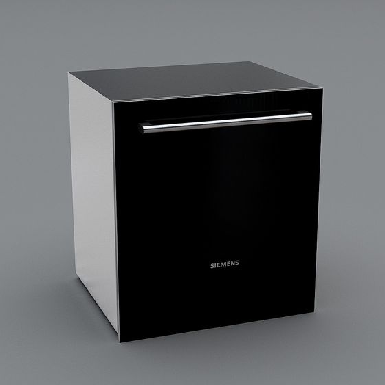 Siemens Dishwasher 3D model for Modern Kitchen Design