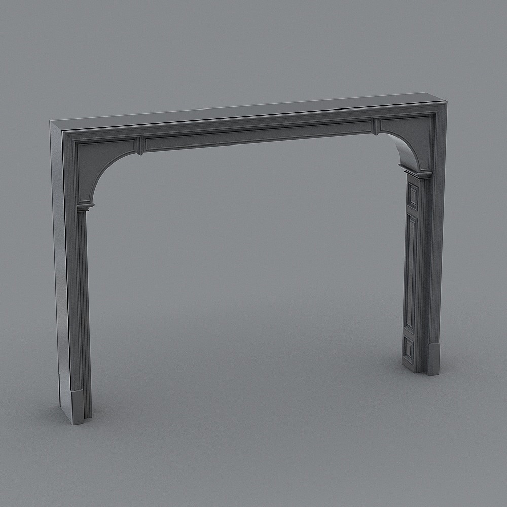 Classic Low-Poly Arch 3D model