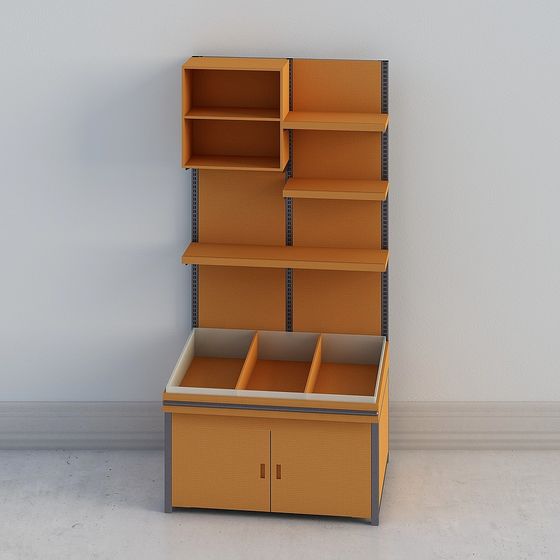 Modern Modular Storage Cabinet 3D model