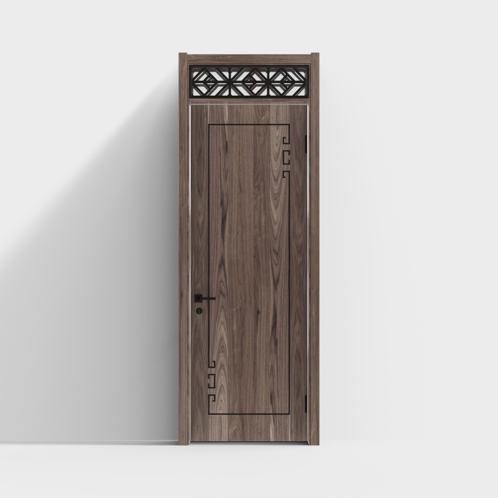 modern wooden door