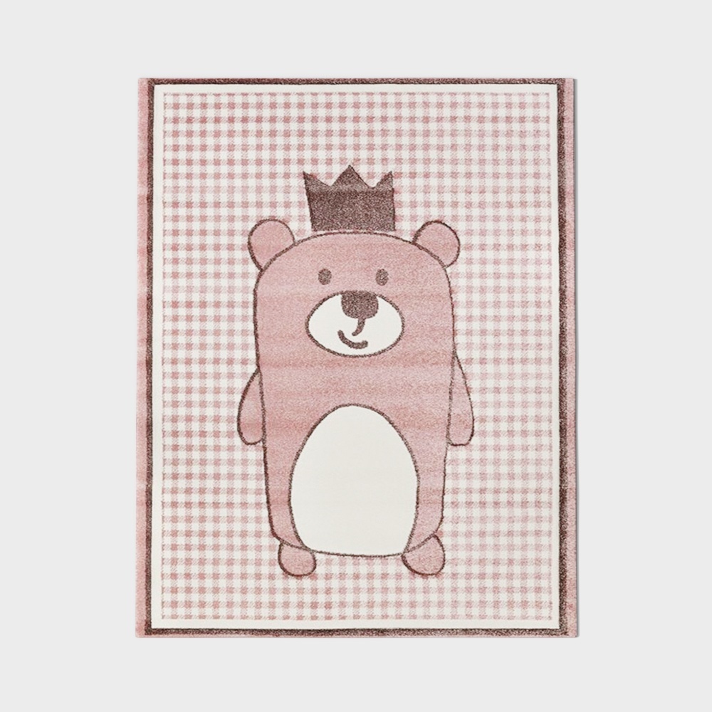 Cute Bear King 3D Model – Cartoon Low-Poly Design