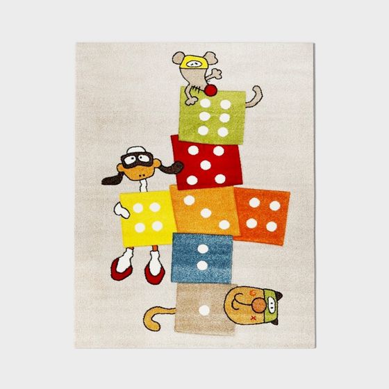 Colorful Block Puppy 3D model