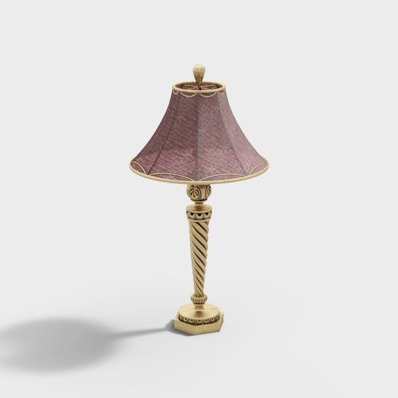 Vintage Table Lamp 3D Model