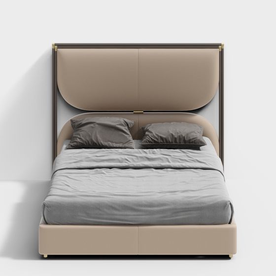 Urban Elegance Bed 3D model