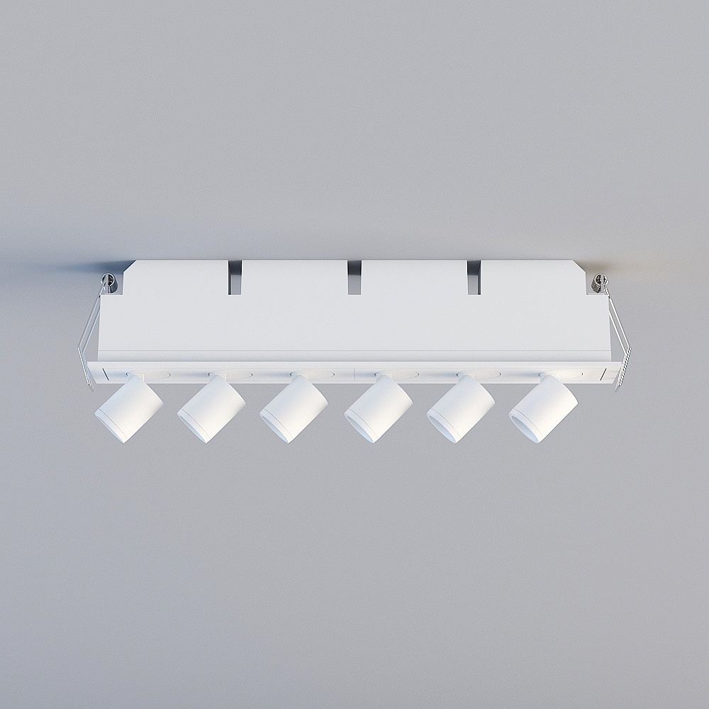 FSL06 Faro Incassato Telescopico a Tre Luci