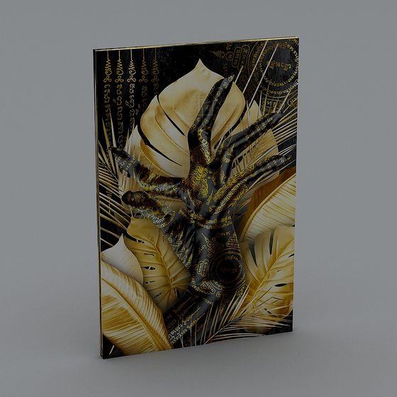 Golden Leaf Dance 3D model for Tropical Rainforest