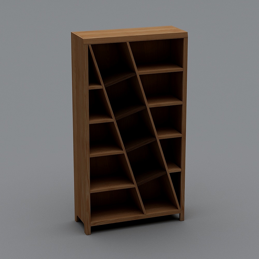 Huasongju - Libreria Serie Quercia Rossa Nordica SJ2-Sinistra-P 2-1