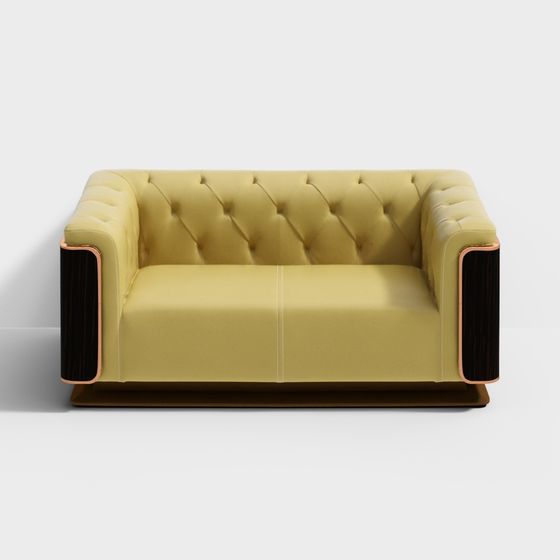 Futuristic Low-Poly Sofa 3D model