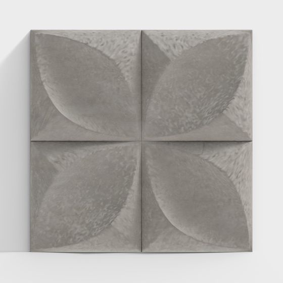 Concrete Texture Wall Panel 3D model