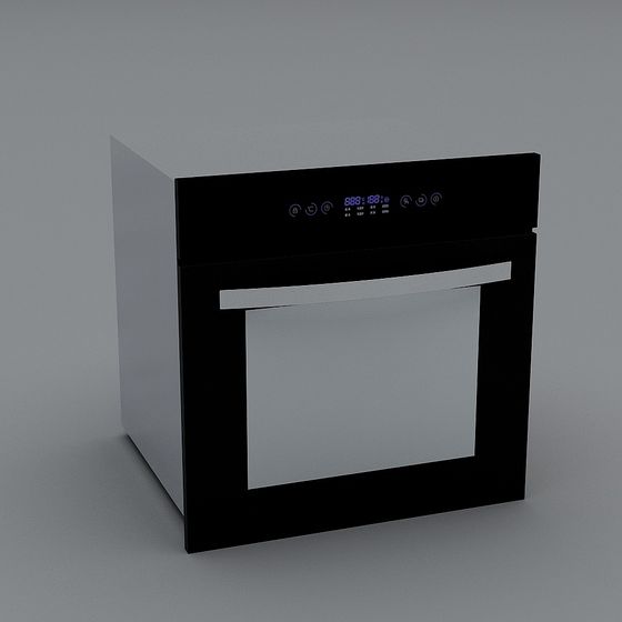 Sleek 3D Model Electric Oven for Modern Kitchens