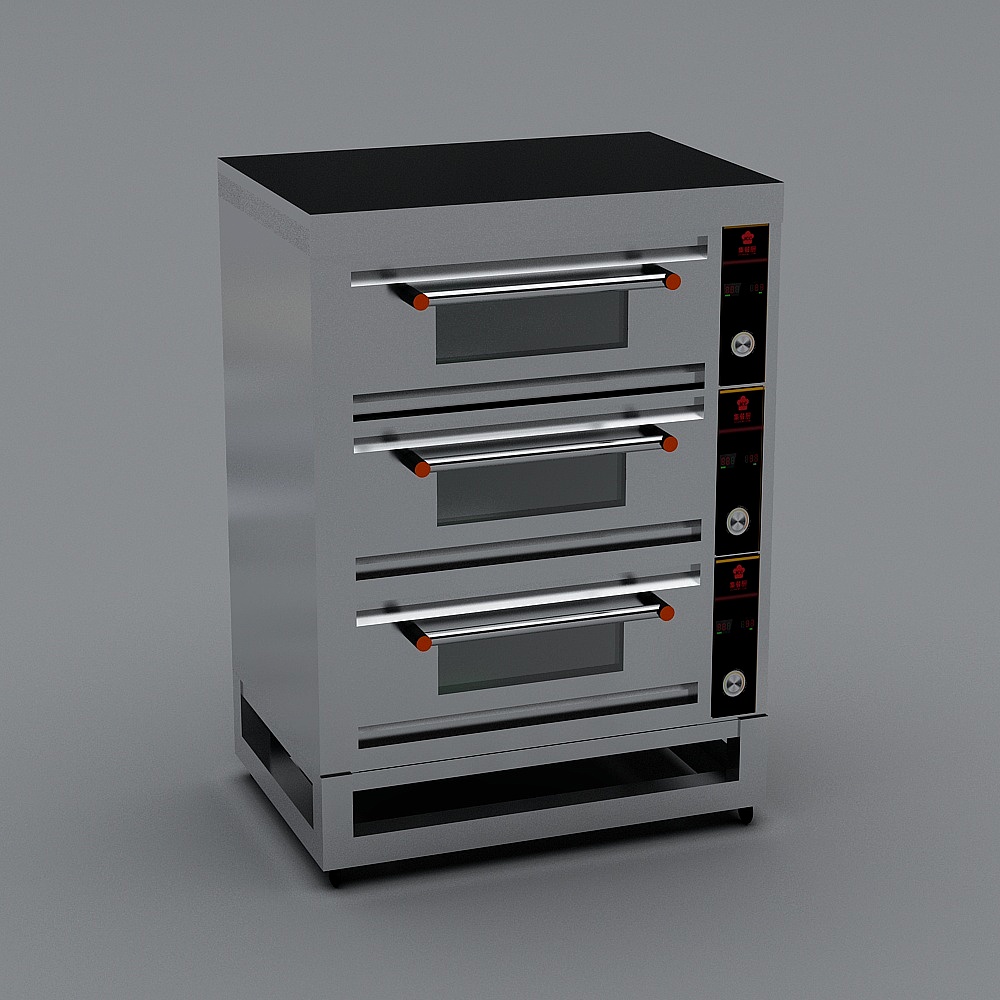 Three-Layer Oven